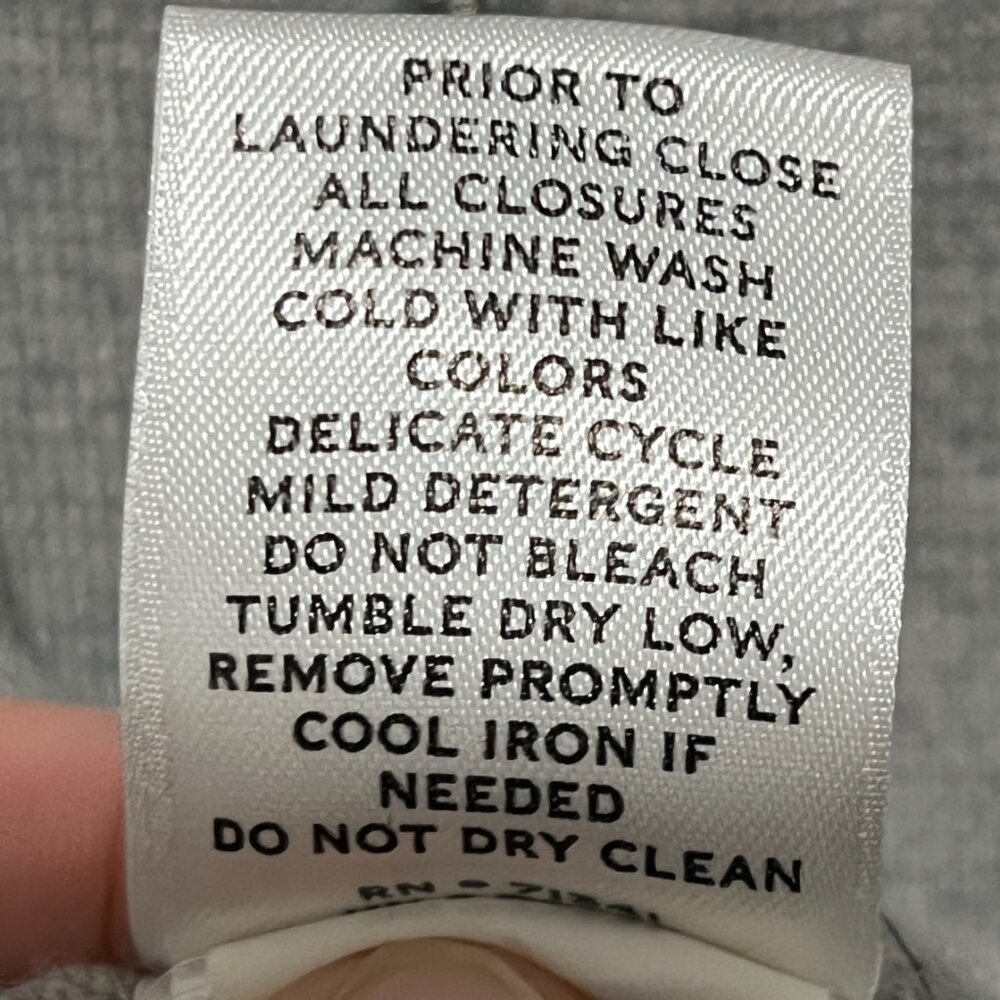 LL Bean Womens Merino Wool Full Zip Cardigan L Minimalist Normcore Layers Bomber - Picture 9 of 11